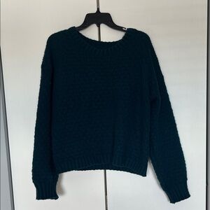 SO Women's Deep Teal Crew Neck Sweater